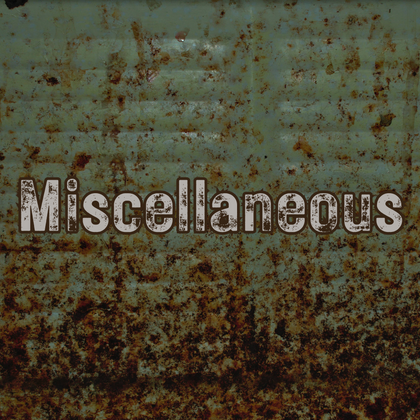 Miscellaneous
