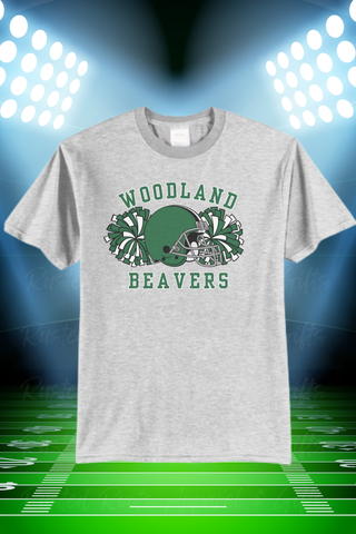 Beavers Football & Cheer Grey T-shirt
